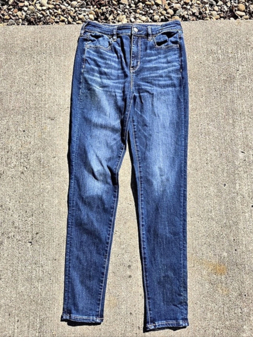 American Eagle Next Level Stretch High-Rise Jeggings Jeans 10 Long New With Tags